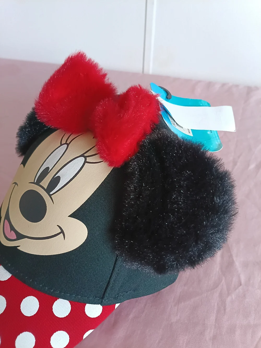 Disney Minnie Mouse Toddler Plush Ear Hat, (Girl's)